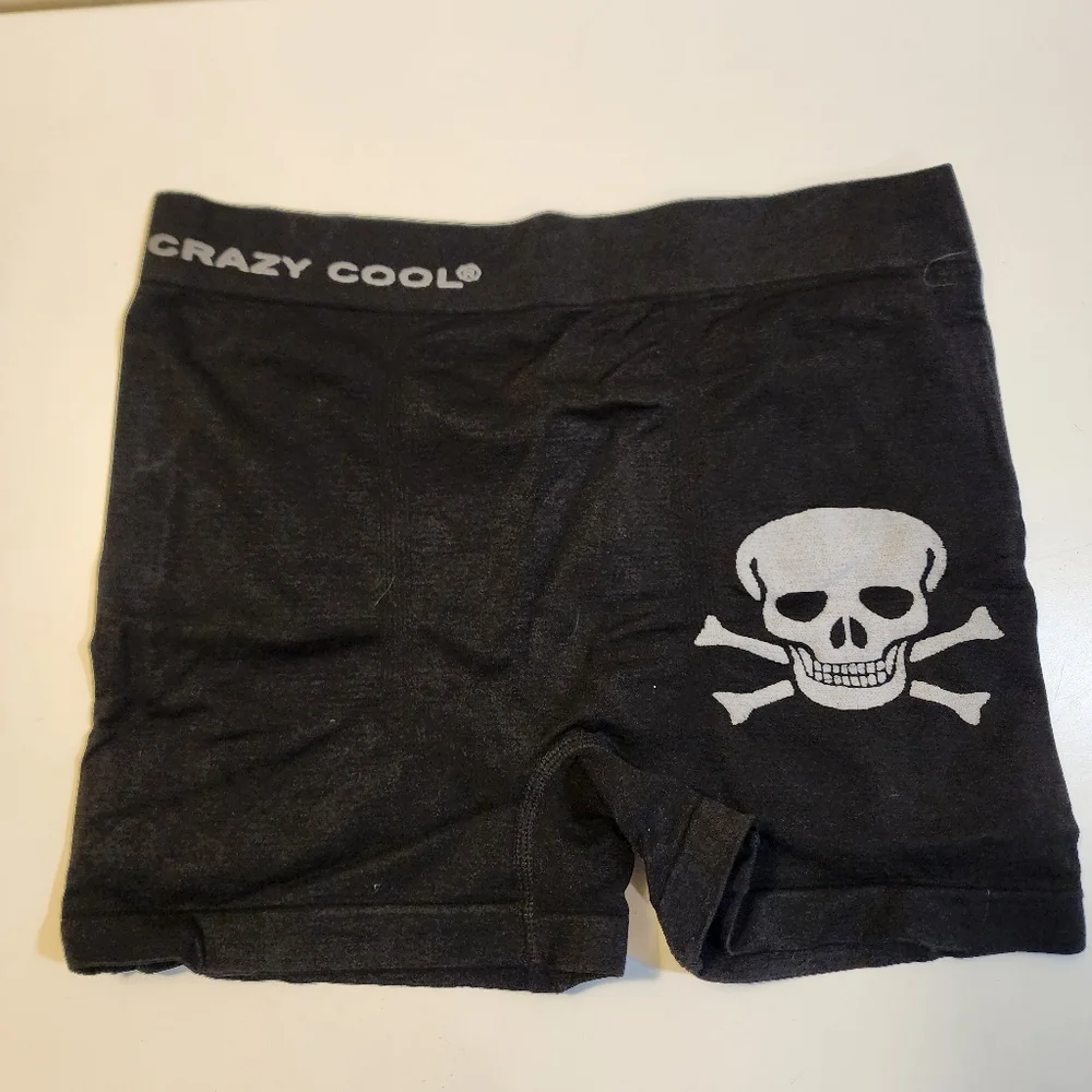 Crazy Cool men's seamless nylon/spandex blend boxer briefs M/L